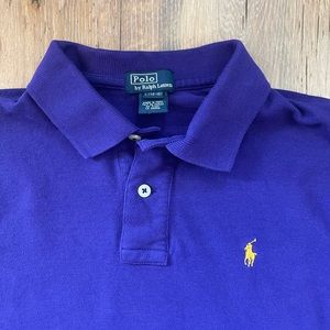 Polo by Ralph Lauren Purple Short Sleeved Shirt L 14-16